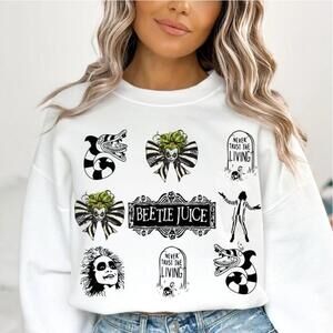 Beetlejuice Halloween Movie Youre The Ghost With The Most Crewneck Sweatshirt